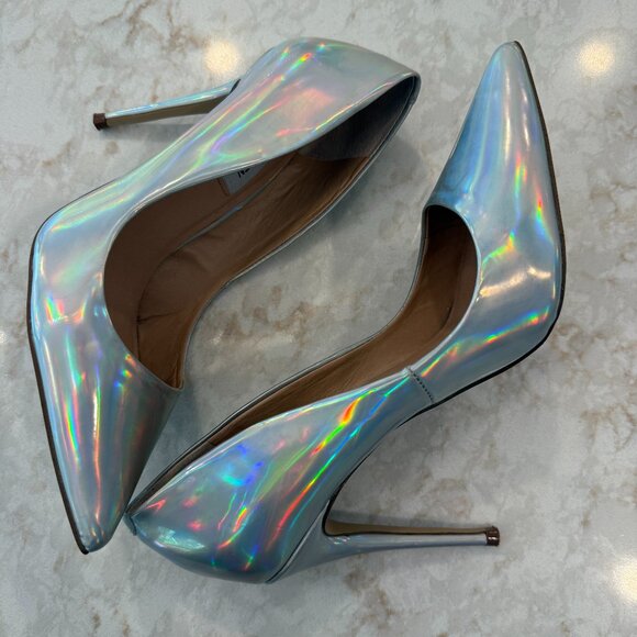 EUC - Steve Madden Salza Heel Iridescent (Size: 8) - Picture 1 of 5